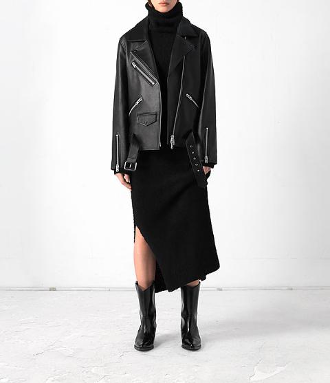 oversized leather jacket allsaints