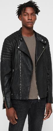 Jasper Leather Biker Jacket 