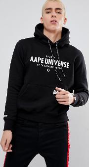 Aape By  Bathing  Hoodie With Front Universe Logo