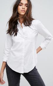 fitted oxford shirt