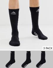 3 Pack Crew Socks