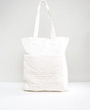 originals cream fleece shopper bag