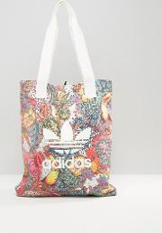 originals farm print shopper bag  bright floral