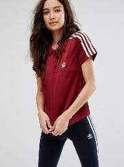 originals polo shirt with pleated back detail