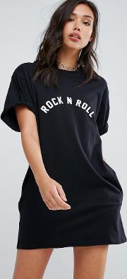 Rock  Roll  Shirt Dress
