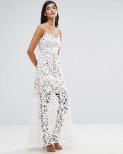 lace maxi dress