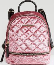 adroiana velvet mini backpack