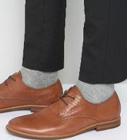 sondano derby shoes in brown leather