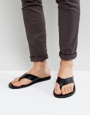 Teslin Leather Flip Flops