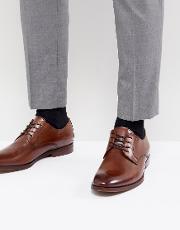 yilaven leather derby shoes in tan