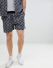 co ord print shorts