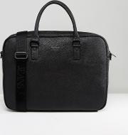 Saffiano Briefcase Bag In Black