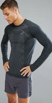 Running Seamless Compression Long Sleeve Top  Black 134605 0904