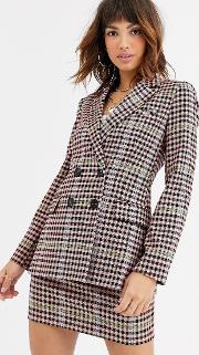 Candy Check Suit Blazer