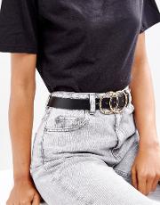 Double Circle Waist And Hip Jeans Belt