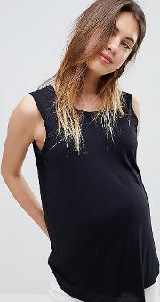 Maternity Nursing Vest With Double Layer
