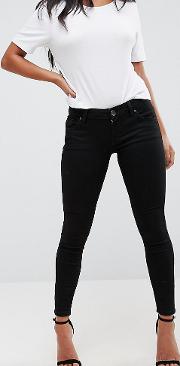 Petite Whitby Low Rise Skinny Jeans Clean