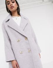 Statement Coat With Hero Buttons