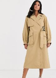 Tall Clean Utility Trench Coat