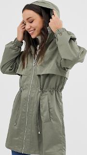 Tall Lightweight Parka With Jersey Lining