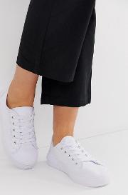 Wide Fit Dusty Lace Up Trainers