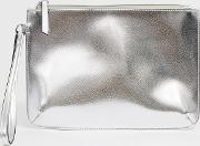 Zip Top Wristlet Clutch Bag