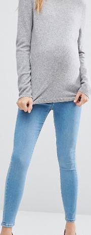 Ridley Skinny Jeans  Anais Wash With Under The Bump Waistband
