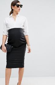 Workwear Tailored Pencil Skirt