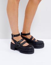 overload chunky buckle platforms