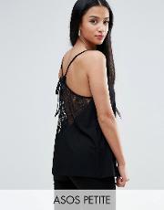 cami with lace detail back