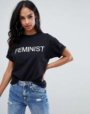 feminist short sleeve  shirt