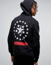 forever star back print hoodie