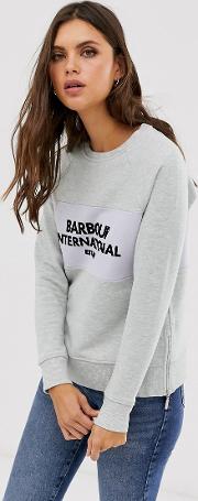 International Flocked Logo Sweater