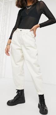 Pleat Top Slouchy Trousers