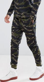 slim fit jogger in camouflage