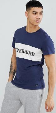 nevermind t shirt  navy