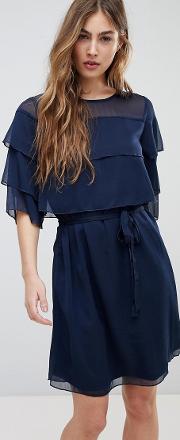 Cecile Layered Frill Dress