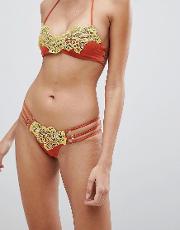 Soleil Strappy Bikini Bottom