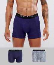By Hugo  Boxer Brief Trunks 2 Pack Print