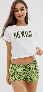Be Wild Short Pyjama Set