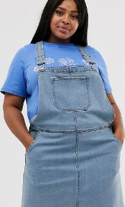 Dungaree Dress With Pockets