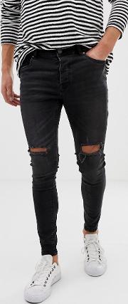 Skinny Jeans With Ripped Knees