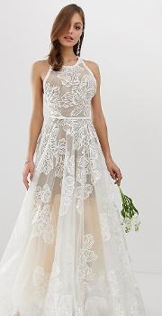 Bronx & Banco Exclusive Fiora Embellished Bridal Gown