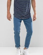brooklyn supply co skinny fit jeans bright blue