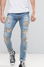Light Grunge Jeans Bl1