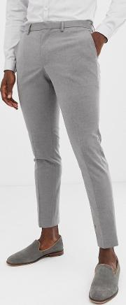 skinny fit suit trousers  light grey