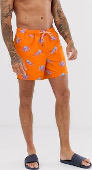 Swimshorts With Octopus Print