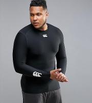 Canterbury Plus Thermoreg Baselayer Long Sleeve Top In Black E546845 989