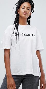 relaxed t shirt with logo