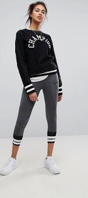 Sports Leggings With Side Logo